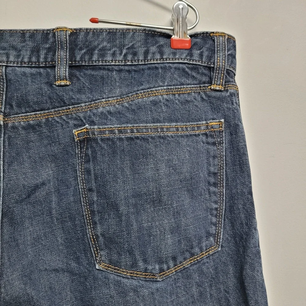 Premium Gap Mens Denim Jeans 36x32 1969 Dark Wash